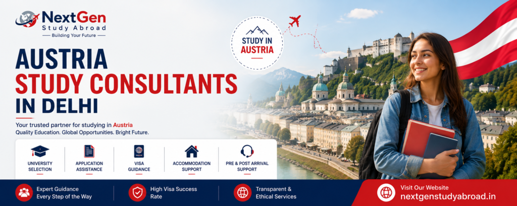 Austria study consultants in Delhi