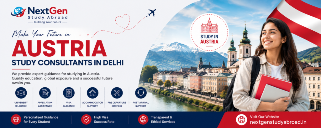Austria study consultants in Delhi