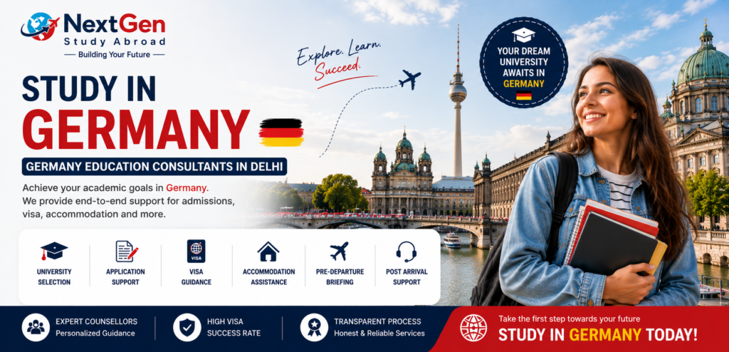 Germany education consultants in Delhi