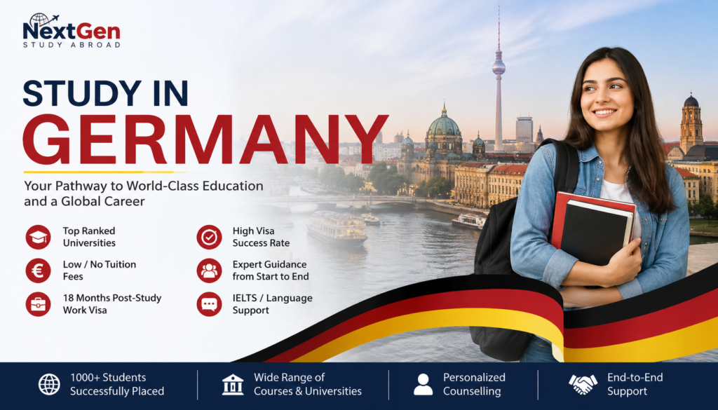 Study in Germany education consultants in Delhi