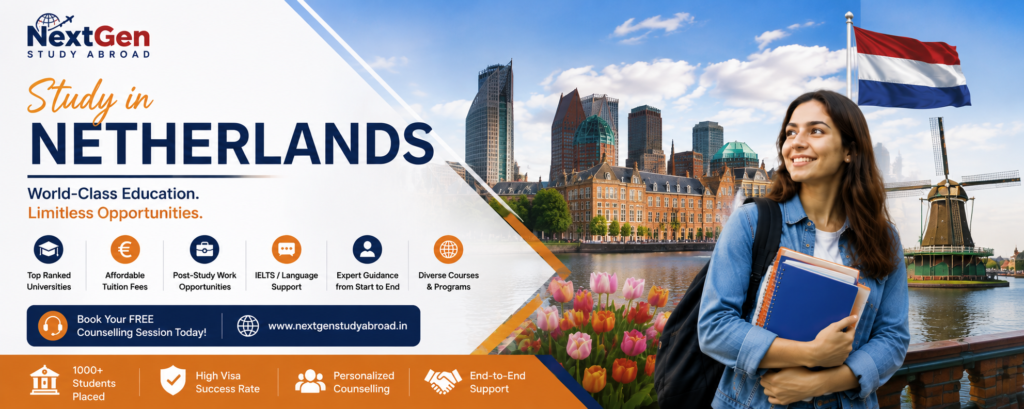 Study in Netherlands consultants in Delhi