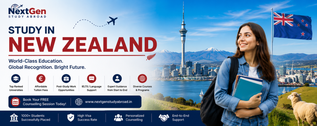 Study in New Zealand consultants in Delhi