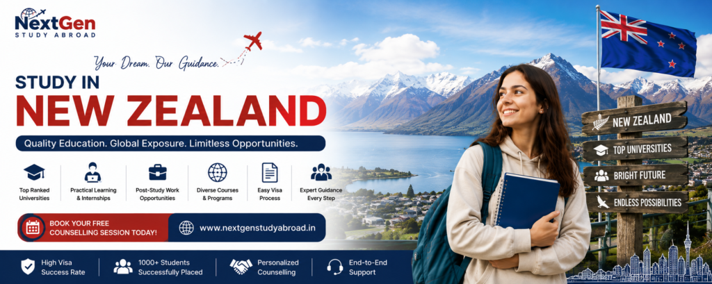 Study in New Zealand consultants in Delhi