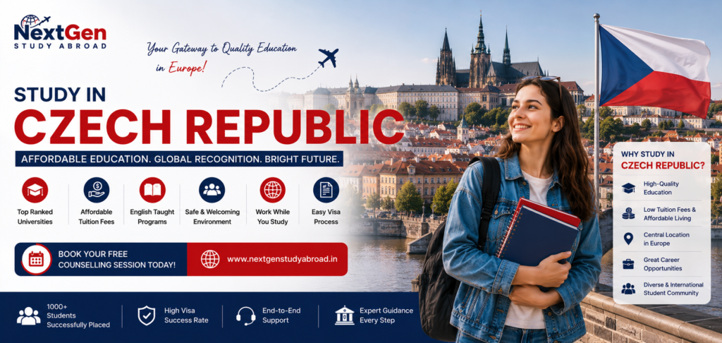 Czech Republic education consultants in Delhi