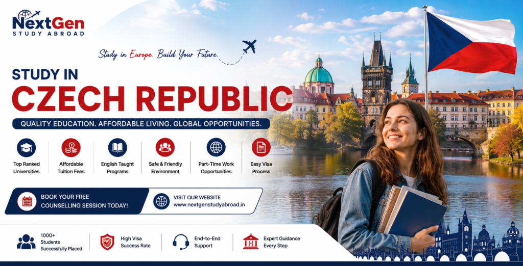 Study in Czech Republic consultants in Delhi