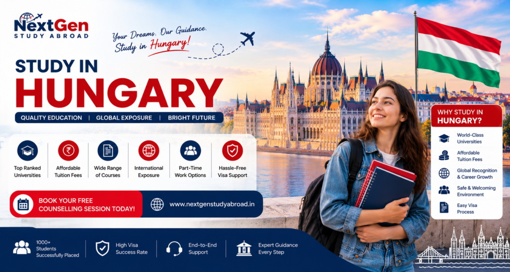 Study in Hungary consultants in Delhi