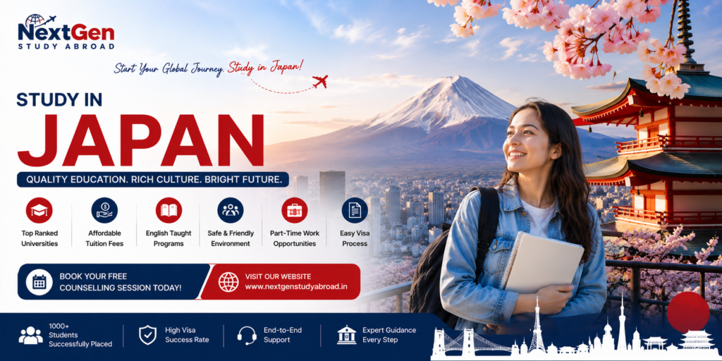 Study in Japan education consultants in Delhi