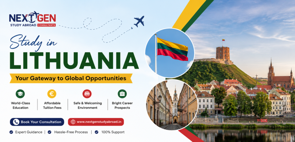 Study in Lithuania for Indian students