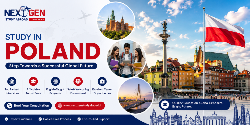 Study in Poland for Indian students