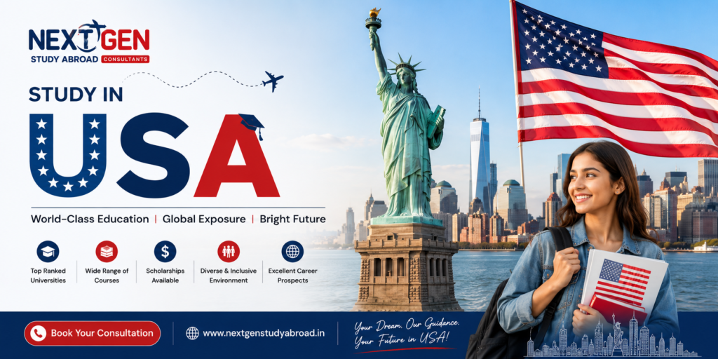 tudy in USA for Indian students