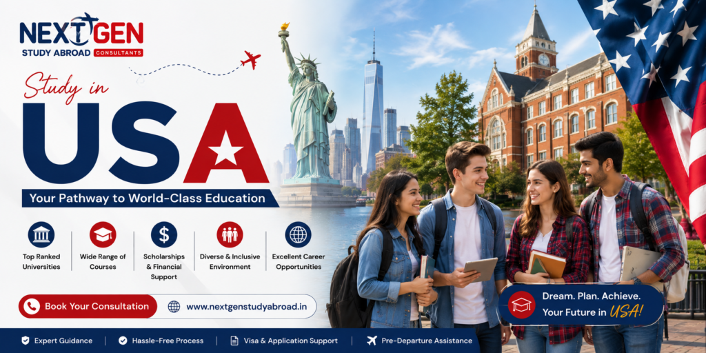 Study in USA for international students