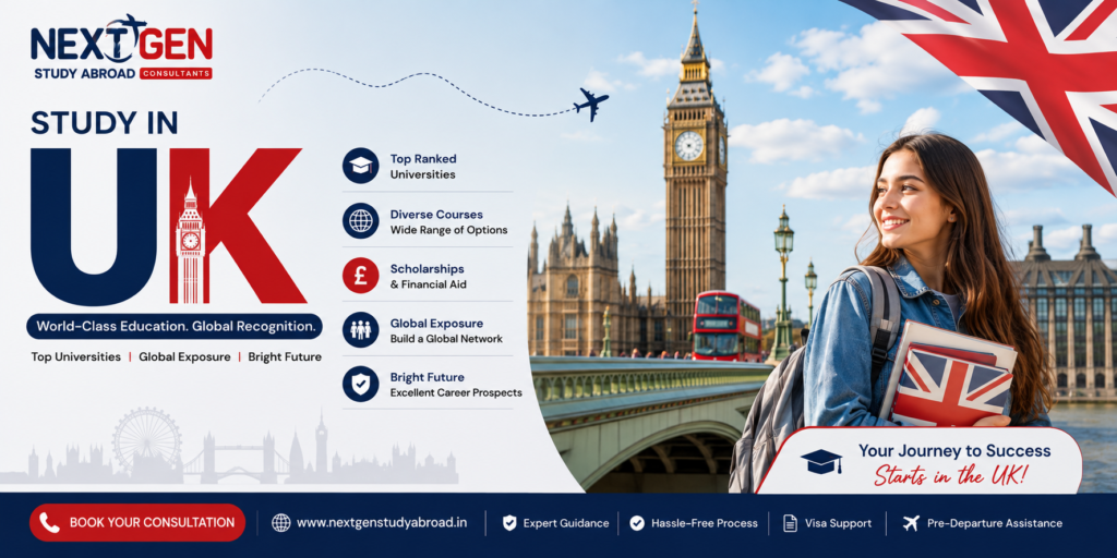 Study in UK for Indian students